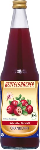 Beutelsbacher Bio Cranberry Direktsaft (6 x 0,70 l) von Beutelsbacher