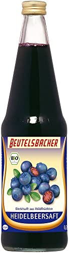 Beutelsbacher Bio Heidelbeer Direktsaft (1 x 0,70 l) von Beutelsbacher