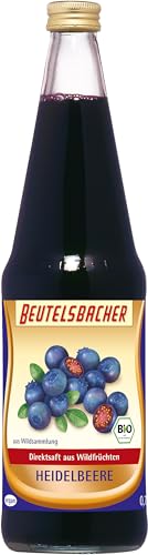 Beutelsbacher Bio Heidelbeer Direktsaft (2 x 0,70 l) von Beutelsbacher