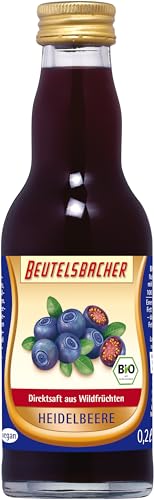 Beutelsbacher Bio Heidelbeere Direktsaft aus Wildfrüchten (2 x 0,20 l) von Beutelsbacher
