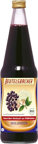 Beutelsbacher Bio Holunder naturtrüber Direktsaft (2 x 0,70 l) von Beutelsbacher