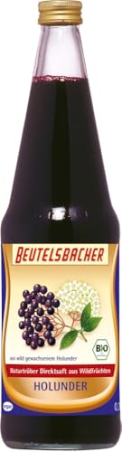 Beutelsbacher Bio Holunder naturtrüber Direktsaft (2 x 0,70 l) von Beutelsbacher