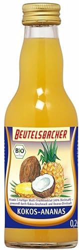 Beutelsbacher Bio Kokos-Ananas Multi-Fruchtsaftcocktail (1 x 0,20 l) von Beutelsbacher