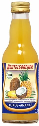 Beutelsbacher Bio Kokos-Ananas Multi-Fruchtsaftcocktail (6 x 0,20 l) von Beutelsbacher