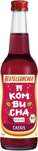 Bio Kombucha CASSIS 1 x 330 ml von Beutelsbacher