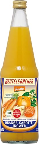 Beutelsbacher Bio demeter Orange-Karotte-Ingwer Direktsaft (1 x 0,70 l) von Beutelsbacher