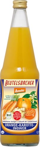 Beutelsbacher Bio demeter Orange-Karotte-Ingwer Direktsaft (1 x 0,70 l) von Beutelsbacher