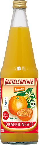 Beutelsbacher Bio Orangen Direktsaft MEHRWEG (6 x 0,7 l) von Beutelsbacher