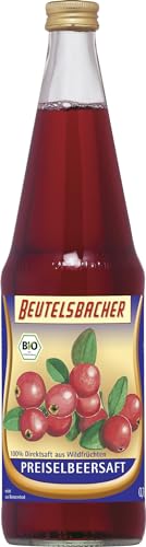 Beutelsbacher Bio Preiselbeersaft (6 x 0,70 l) von Beutelsbacher