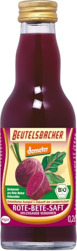 Beutelsbacher Bio demeter Rote-Bete-Saft milchsauer vergoren (1 x 0,20 l) von Beutelsbacher