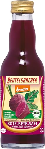 Beutelsbacher Bio demeter Rote-Bete-Saft milchsauer vergoren (6 x 0,20 l) von Beutelsbacher