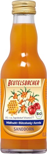 Beutelsbacher Bio Sanddorn Fruchtzubereitung Blütenhonig (6 x 0,20 l) von Beutelsbacher
