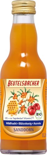 Beutelsbacher Bio Sanddorn Fruchtzubereitung Blütenhonig (6 x 0,20 l) von Beutelsbacher