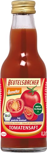 Beutelsbacher Bio demeter Tomatensaft Direktsaft (1 x 0,20 l) von Beutelsbacher