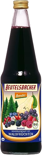 Beutelsbacher Bio Mehrfruchtsaft mit Waldfrüchten Direktsaft (6 x 0,70 l) von Beutelsbacher