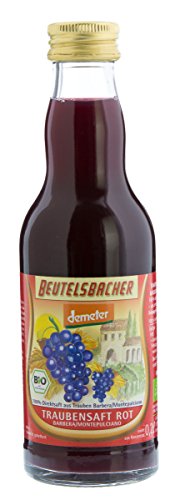 Traubensaft rot DEMETER 0,2l inkl. 15 Cent Pfand von Beutelsbacher