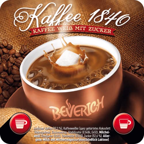 Beverich - InCup - Kaffee 1840 Kaffeeweisser mit Zucker von Beverich