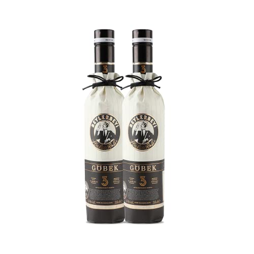 RAKI - Beylerbeyi Göbek Raki 2 x 35cl | Türkischer Brandy mit Anis aromatisiert - 100% frische Weintrauben - Ohne Zuckerzusatz | Dreifache Destillation - Alkoholgehalt 45% RAKI - Beylerbeyi Göbek Raki 2 x 35cl | Türkischer Brandy mit Anis aromatisiert - 100% frische Weintrauben - Ohne Zuckerzusatz | Dreifache Destillation - Alkoholgehalt 45% von Beylerbeyi