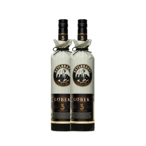 RAKI - Beylerbeyi Göbek Raki 2 x 70cl | Türkischer Brandy mit Anis aromatisiert - 100% frische Weintrauben - Ohne Zuckerzusatz | Dreifache Destillation - Alkoholgehalt 45% RAKI - Beylerbeyi Göbek Raki 2 x 70cl | Türkischer Brandy mit Anis aromatisiert - 100% frische Weintrauben - Ohne Zuckerzusatz | Dreifache Destillation - Alkoholgehalt 45% von Beylerbeyi