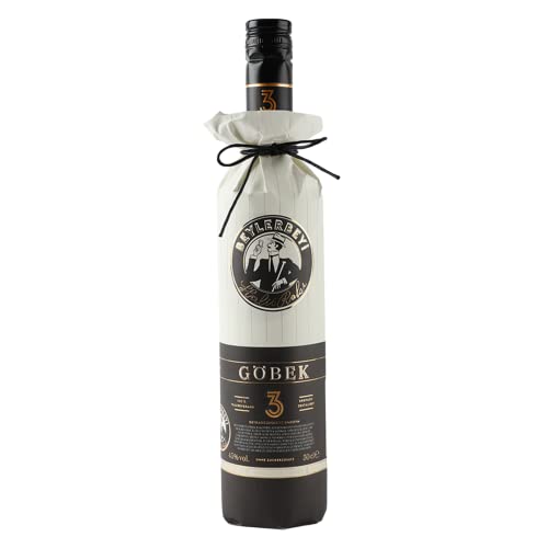 RAKI - Beylerbeyi Göbek Raki 50cl | Türkischer Brandy mit Anis aromatisiert - 100% frische Weintrauben - Ohne Zuckerzusatz | Dreifache Destillation - Alkoholgehalt 45% von Beylerbeyi