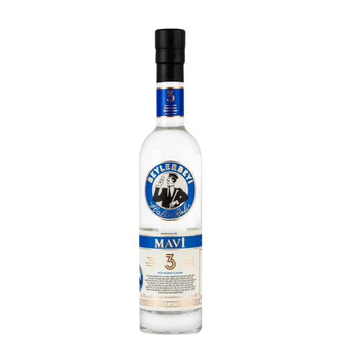 RAKI - Beylerbeyi Mavi Raki 35cl | Türkischer Brandy mit Anis aromatisiert - 100% frische Weintrauben - Ohne Zuckerzusatz | Dreifache Destillation - Alkoholgehalt 45% RAKI - Beylerbeyi Mavi Raki 35cl | Türkischer Brandy mit Anis aromatisiert - 100% frische Weintrauben - Ohne Zuckerzusatz | Dreifache Destillation - Alkoholgehalt 45% von Beylerbeyi