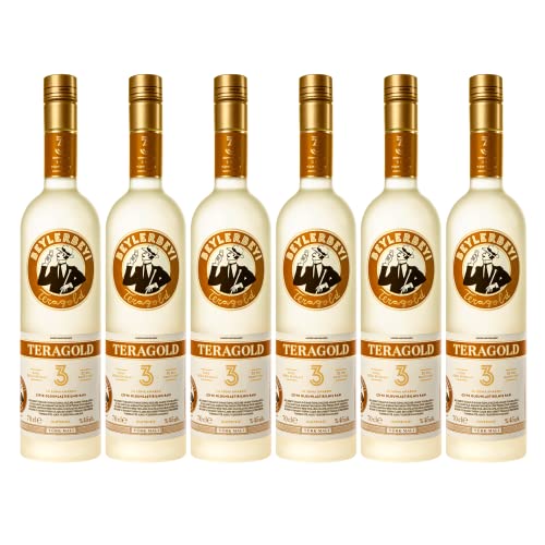 RAKI - Beylerbeyi Teragold Raki 6 x 70cl | Türkischer Brandy mit Anis aromatisiert - 100% frische Weintrauben - Ohne Zuckerzusatz | Dreifache Destillation - Alkoholgehalt 45% RAKI - Beylerbeyi Teragold Raki 6 x 70cl | Türkischer Brandy mit Anis aromatisiert - 100% frische Weintrauben - Ohne Zuckerzusatz | Dreifache Destillation - Alkoholgehalt 45% von Beylerbeyi