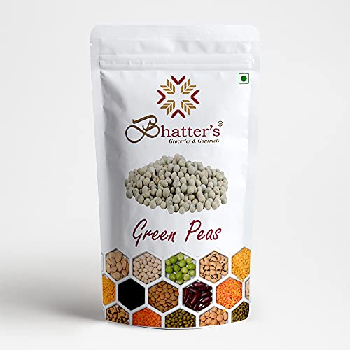 Bhatter's Indian Green Peas Dried Dal | Marrowfat Peas, Vatana, Matar - 100% Natural & Pure with Premium Quality for Traditional Cooking- 500 Grams Bhatter's Indian Green Peas Dried Dal | Marrowfat Peas, Vatana, Matar - 100% Natural & Pure with Premium Quality for Traditional Cooking- 500 Grams von Bhatter's