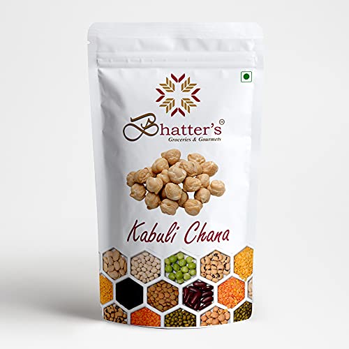 Bhatter's Indian Kabuli Chana Large | White Chickpeas |Whole Chana - 100% Natural & Pure with Premium Quality for Traditional Cooking- 1000 Grams Bhatter's Indian Kabuli Chana Large | White Chickpeas |Whole Chana - 100% Natural & Pure with Premium Quality for Traditional Cooking- 1000 Grams von Bhatter's