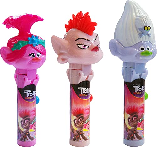 Trolls World Tour Pop Up Lollipop (3 mitgeliefert) von BiP