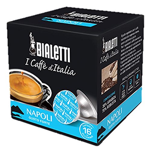 160 Aluminium-Kapseln I Caffe' d'Italia Bialetti Mokespresso Napoli Original von Bialetti