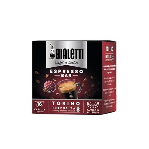 Bialetti 96080095/M Kaffee-Kapseln Torino, Alu, 16 Stück von Bialetti