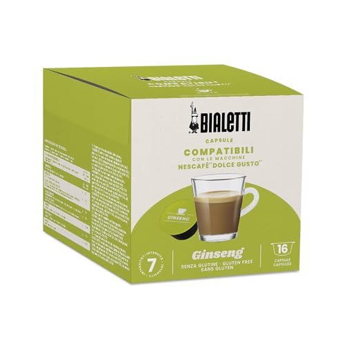 Bialetti-Kaffee Dolce Gusto®-kompatible Kapseln – Ginseng – 16 Kapseln von Bialetti