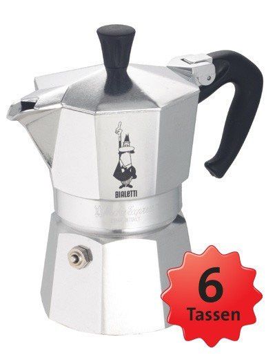 Bialetti Moka Express 6 Tassen Caffettiera Bialetti Moka Express 6 Tassen Caffettiera von Bialetti