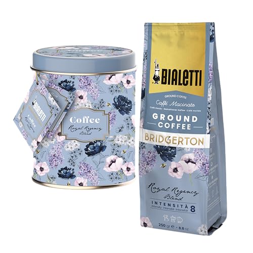 Bialetti gemahlener Kaffee Bridgerton, Dose + Beutel 250 g, Royal Regency-Geschmack Bialetti gemahlener Kaffee Bridgerton, Dose + Beutel 250 g, Royal Regency-Geschmack von Bialetti