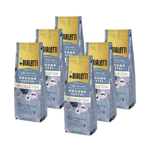 Bialetti gemahlener Kaffee Multipack Bridgerton, 6 Beutel à 250 g, Royal Regency-Geschmack Bialetti gemahlener Kaffee Multipack Bridgerton, 6 Beutel à 250 g, Royal Regency-Geschmack von Bialetti