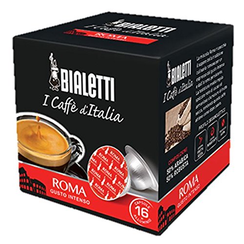 160 Kapseln aus Aluminium I Caffe' d'Italia Bialetti Mokespresso Roma Original von Bialetti