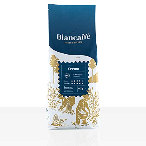 Biancaffe Espresso Crema - 10 x 1kg ganze Kaffee-Bohnen von Biancaffe