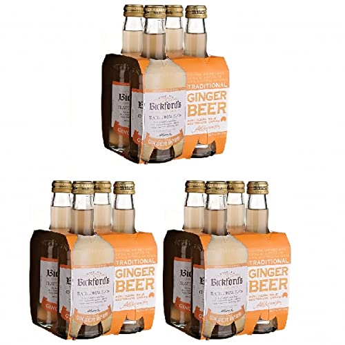 Bickford's Traditional Soda Ginger Beer 12x275ml - Import aus Australien von Bickford's