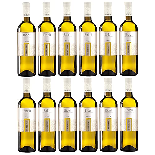Bidoli Vini Chardonnay DOC Friuli Grave Weißwein Wein trocken Italien (12 Flaschen) von Bidoli Vini