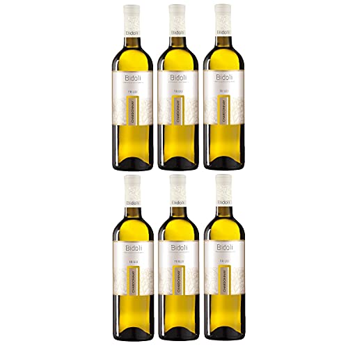 Bidoli Vini Chardonnay DOC Friuli Grave Weißwein Wein trocken Italien (6 Flaschen) von Bidoli Vini