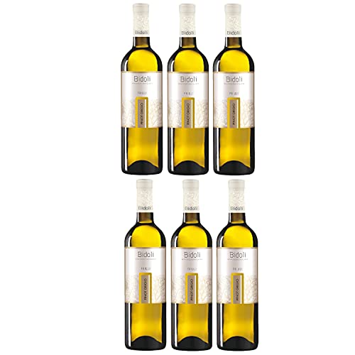 Bidoli Vini Pinot Grigio DOC Friuli Grave Weißwein Wein trocken Italien (6 Flaschen) von Bidoli Vini