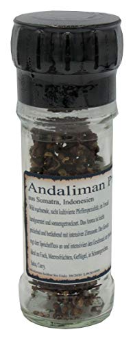 Andaliman-Pfeffer aus Sumatra, Indonesien, ganz, Pfeffer-Spezialität inkl. Mühle von Biebelshofer