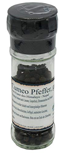 Cumeo Pfeffer aus Nepal, Pfeffer-Spezialität inkl. Mühle von Biebelshofer