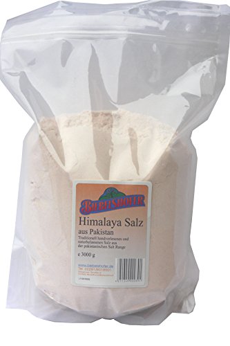 Himalaya-Salz aus Pakistan, feine Körnung, 3 kg von Biebelshofer