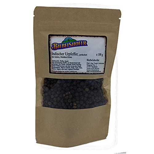 Indischer Urpfeffer, geräuchert, 100 g, in wieder verschließbarem Beutel, Bansura, Pfeffer-Spezialität von der indischen Malabar-Küste Indischer Urpfeffer, geräuchert, 100 g, in wieder verschließbarem Beutel, Bansura, Pfeffer-Spezialität von der indischen Malabar-Küste von Biebelshofer