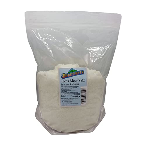 Totes Meer Salz, fein, 3 kg, im DoyPack, naturrein als Speisesalz oder Badesalz/Solebad aus Jordanien Totes Meer Salz, fein, 3 kg, im DoyPack, naturrein als Speisesalz oder Badesalz/Solebad aus Jordanien von Biebelshofer