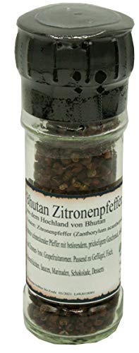 Zitronenpfeffer aus Bhutan Pfeffer-Spezialität inkl. Mühle, 20 g von Biebelshofer