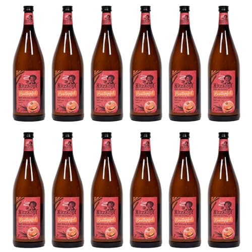 BIELMEIER Bayernwald Hitzkopf Glühwein Bratapfel 5,4% vol 12x 1 Liter Flasche Der Genuss und die Qualität aus dem Bayerischen Wald von Bielmeier