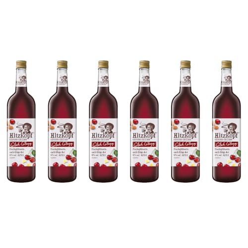 BIELMEIER Hitzkopf Fruchtglühwein Punsch Glögg-Art 9% vol 6x 0,75l Flasche Der Genuss und die Qualität aus dem Bayerischen Wald von Bielmeier