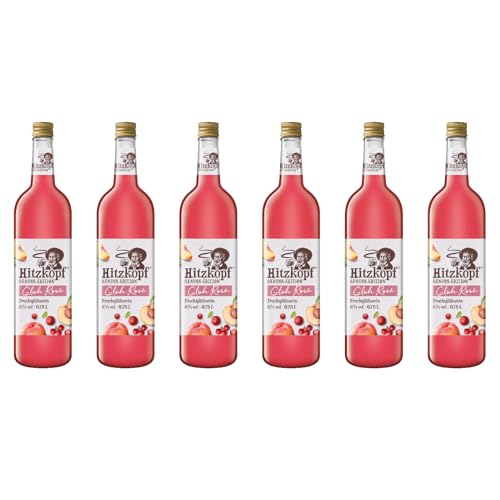 BIELMEIER Hitzkopf Fruchtglühwein Punsch Rosé 6% vol 6x 0,75l Flasche Der Genuss und die Qualität aus dem Bayerischen Wald von Bielmeier